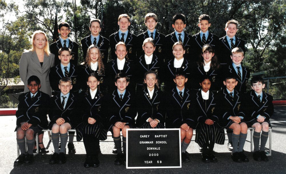 Donvale Year 5B, 2000