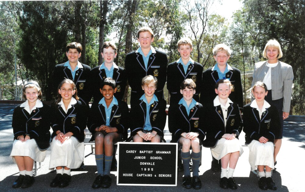 Donvale House Captains and Seniors, 1995