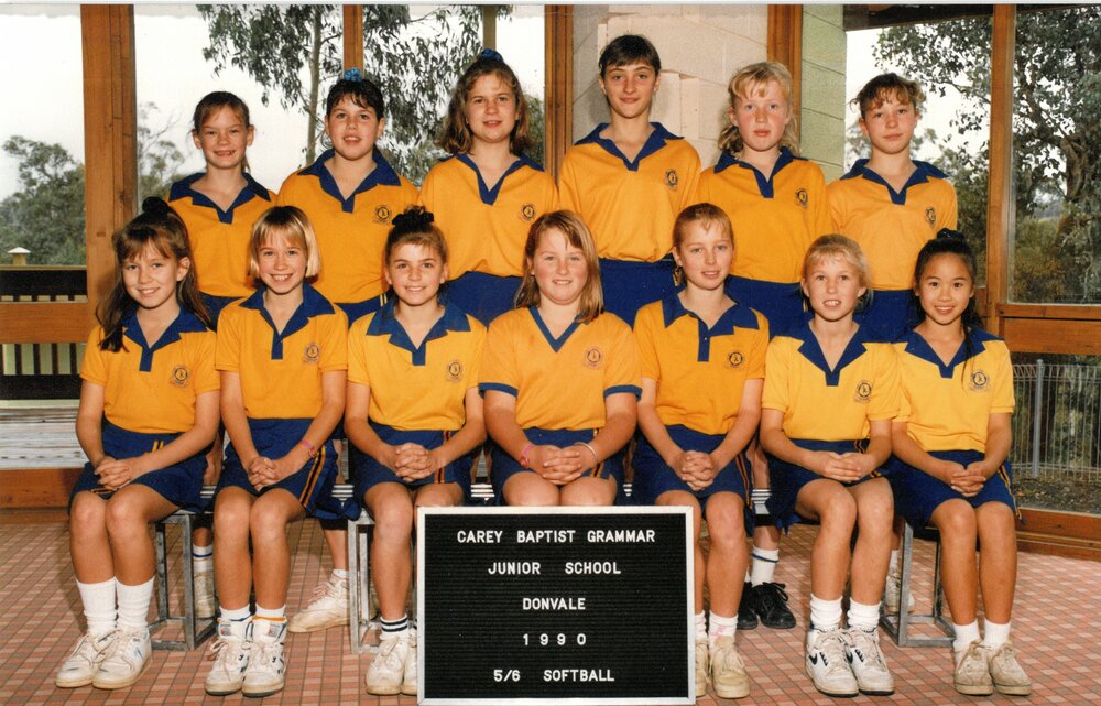 Donvale Year 5 and 6 Softball, 1990