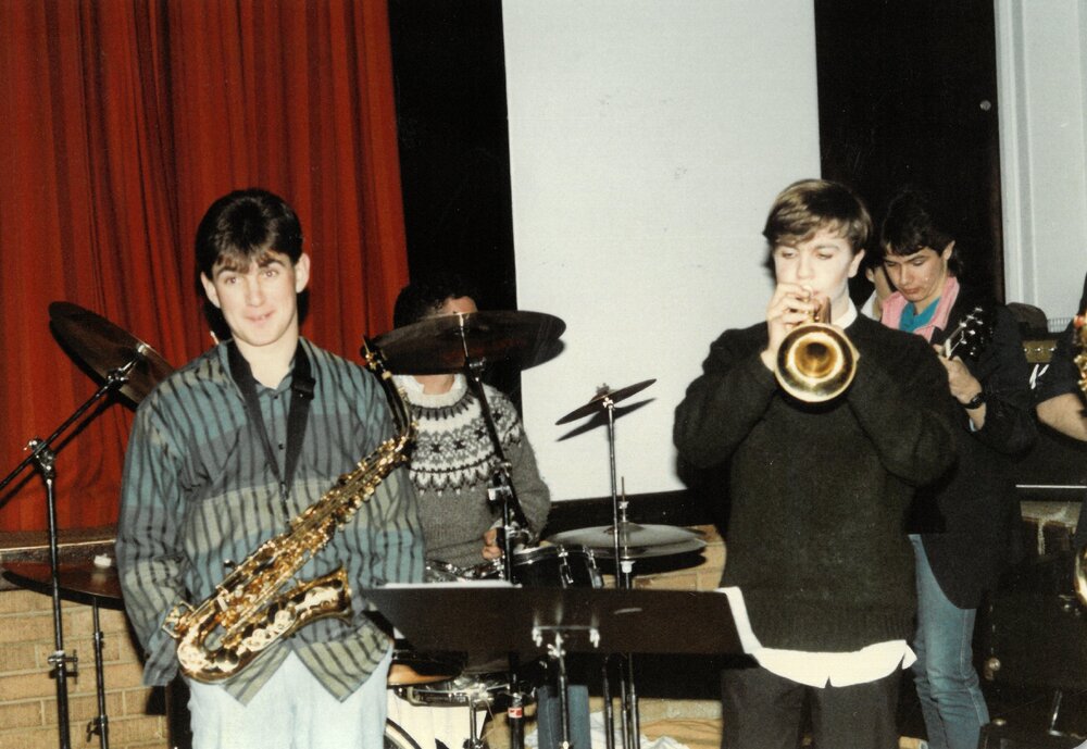 School band, 1980s