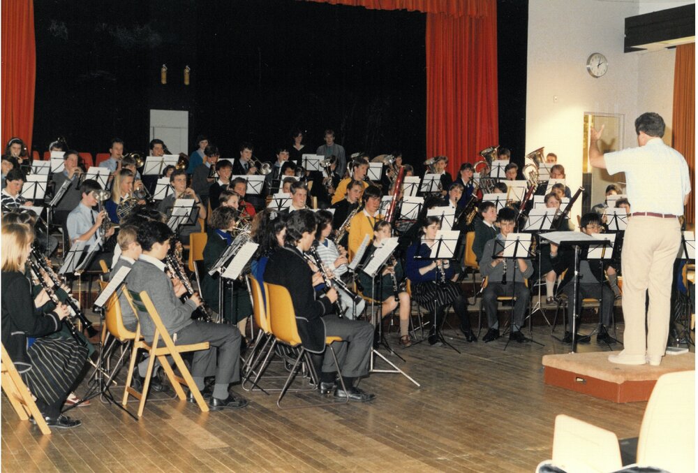 Senior Concert Band, circa 1986
