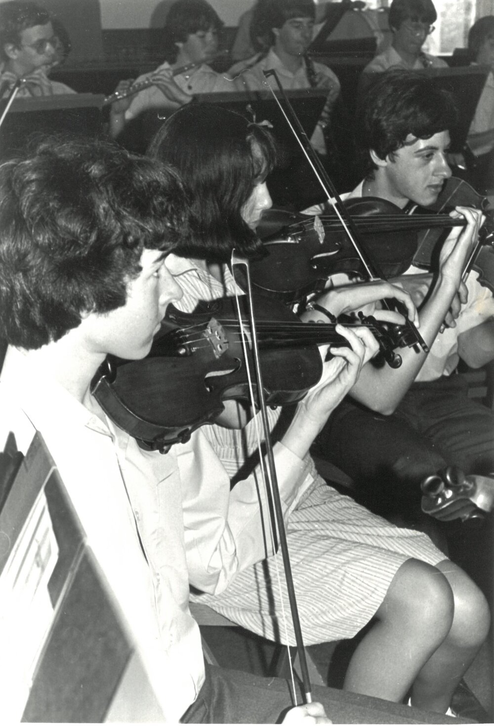 School orchestra, 1980s