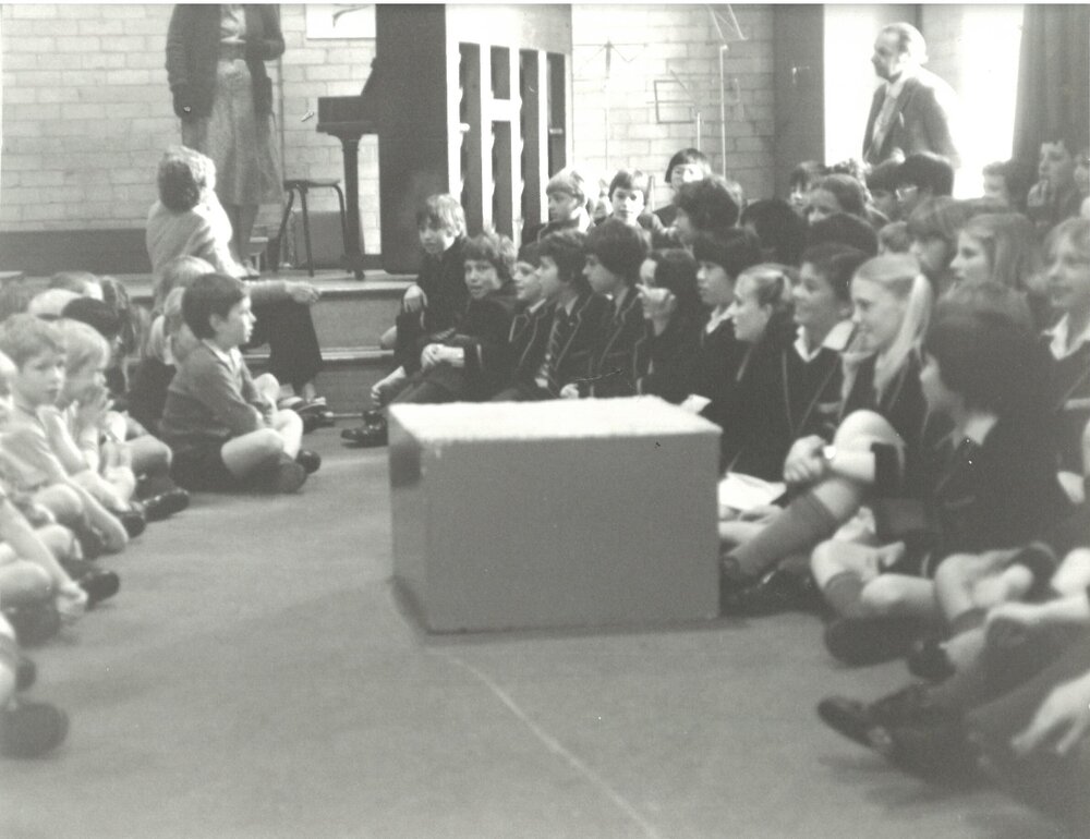 Junior School Choir visits the Prep School, 1981