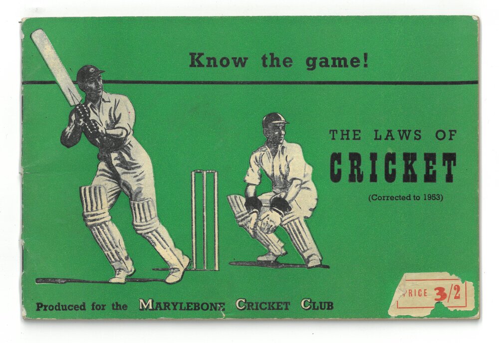 The laws of cricket (corrected to 1953)