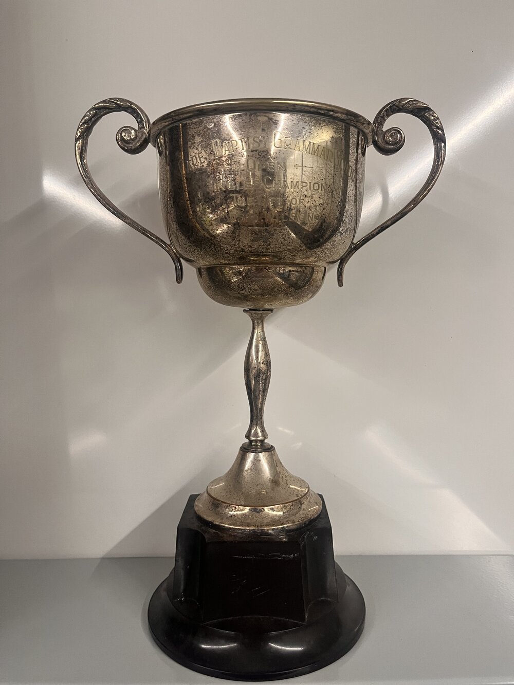 Open Singles Champion Trophy (The Wilson Cup)