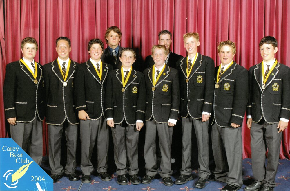 Unidentified boys rowing team, 2004