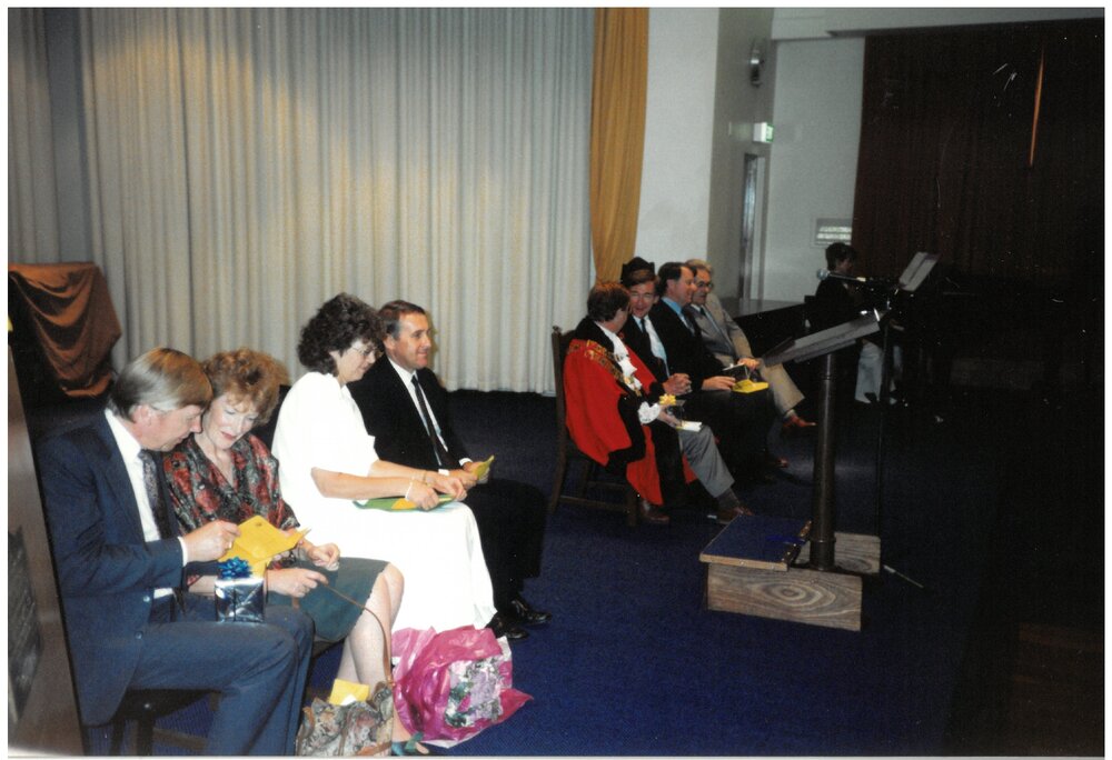 Opening of remodelled and extended facilities to Farrer House, 1992