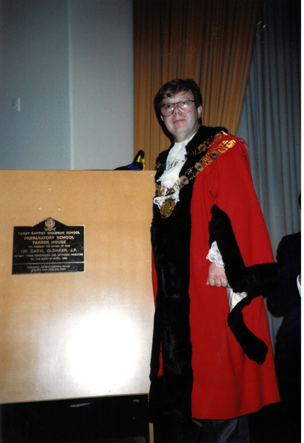 Opening of remodelled and extended facilities to Farrer House, 1992