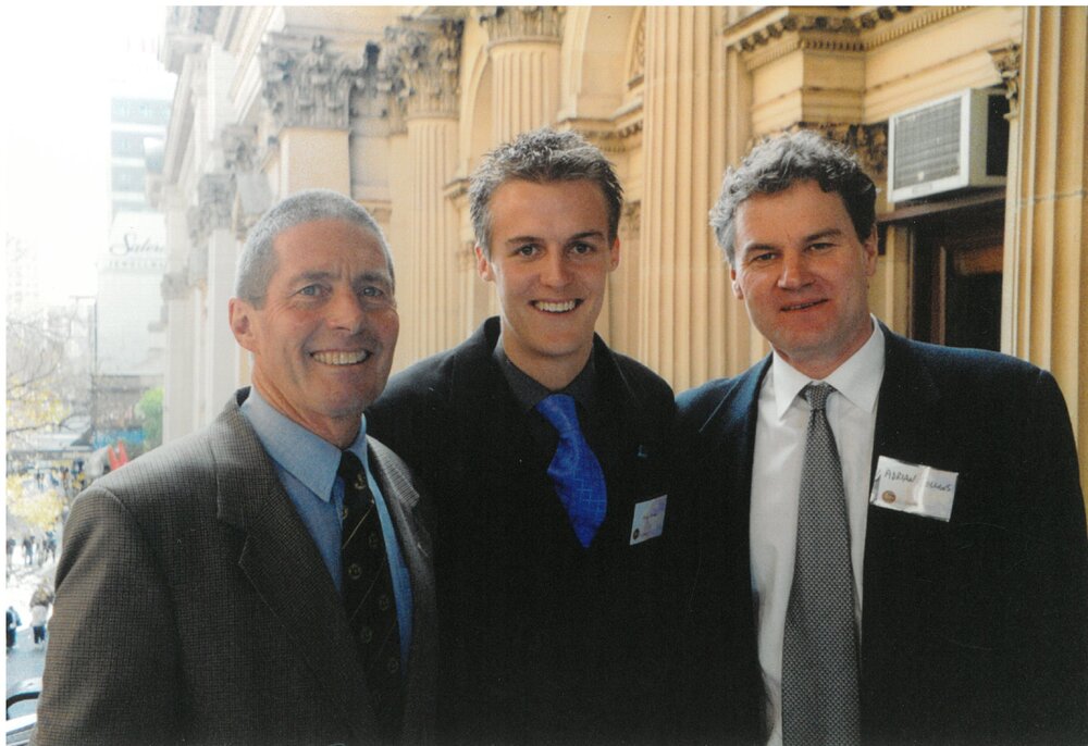 Phil De Young, Hugh Evans and Adrian Collins, 2003