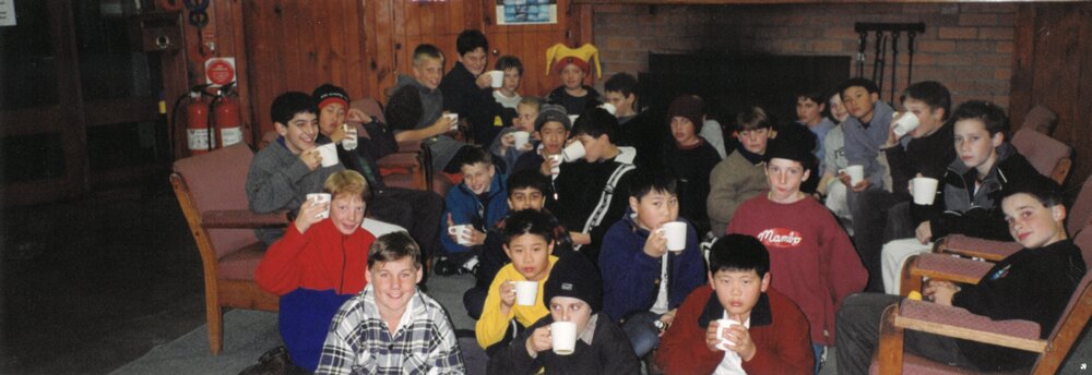 Last all boys class at Camp Toonallook, 1999