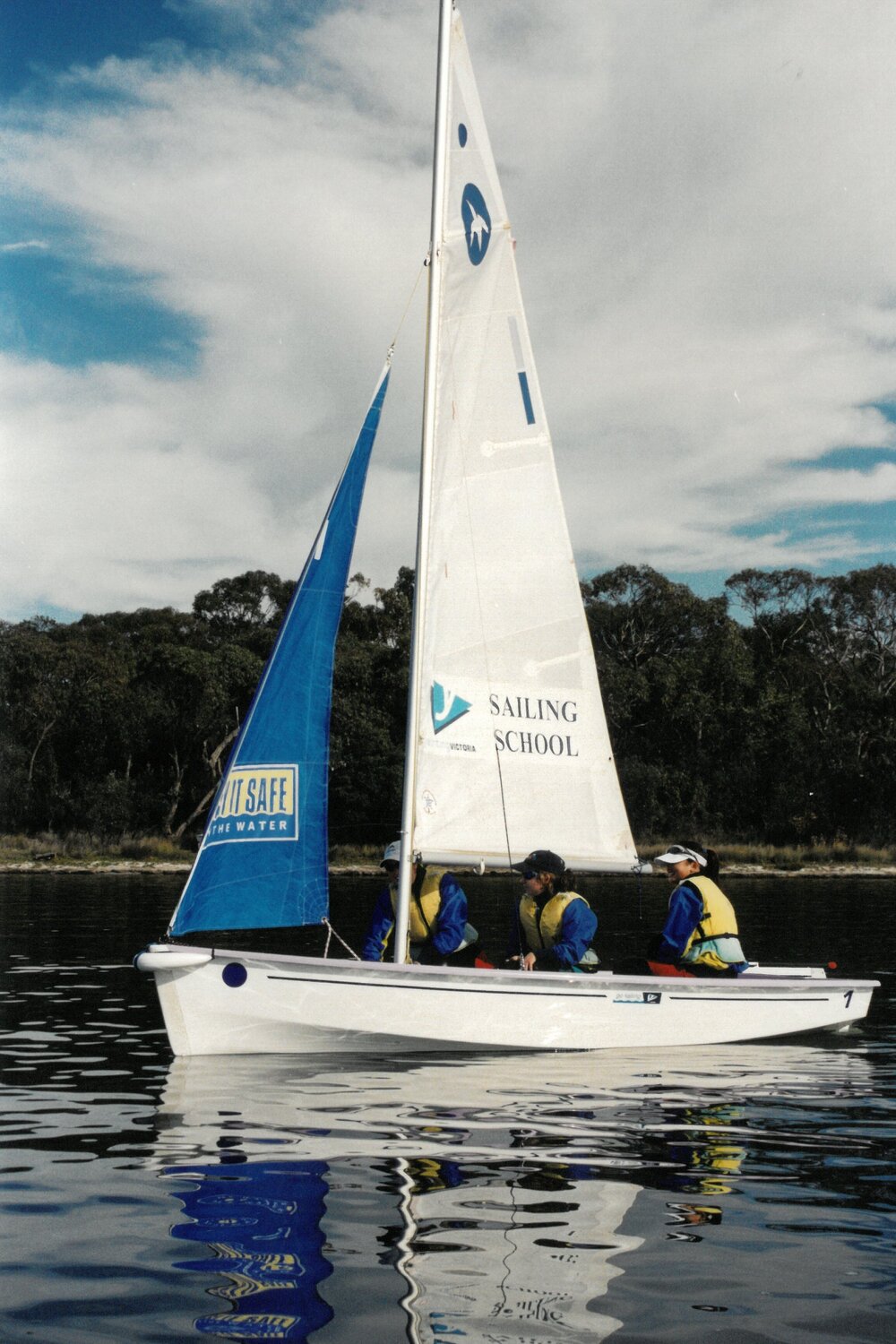 Sailing at Camp Toonallook, 2003