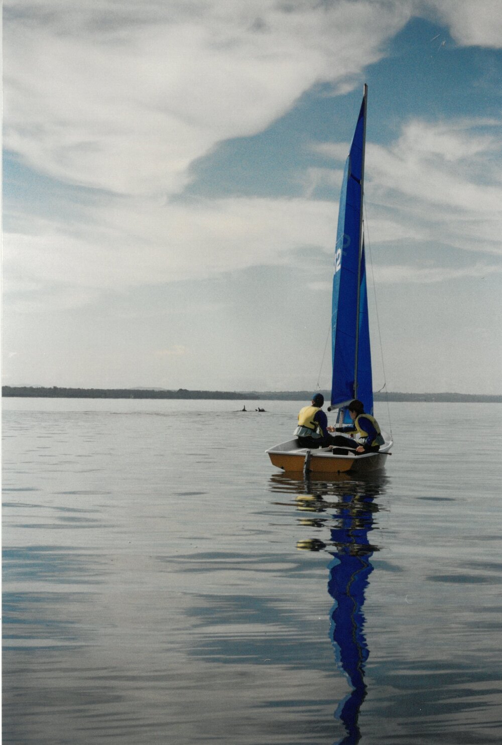 Sailing at Camp Toonallook, 2003