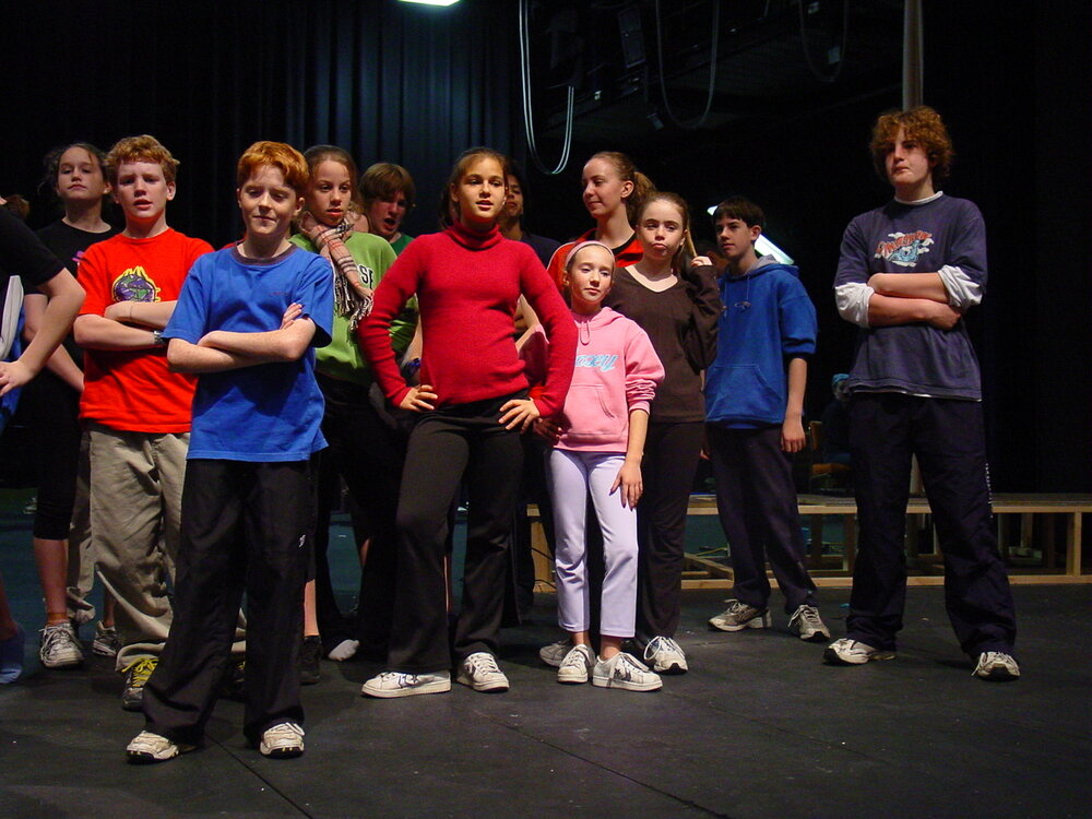 Scene from Middle School Musical 'Tin Pan Ali', 2003