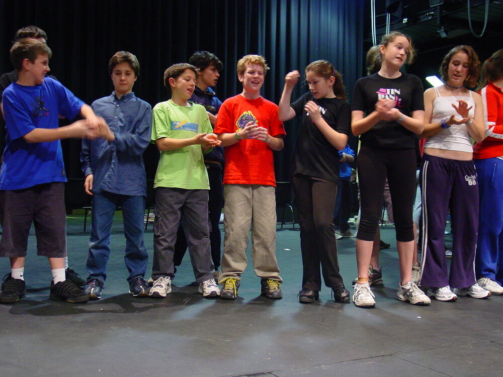 Scene from Middle School Musical 'Tin Pan Ali', 2003