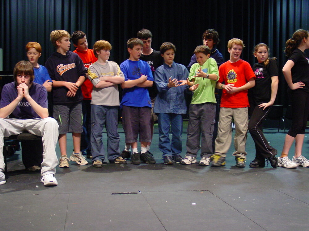 Scene from Middle School Musical 'Tin Pan Ali', 2003