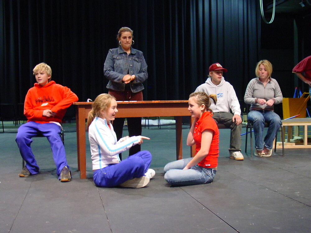 Scene from Middle School Musical 'Tin Pan Ali', 2003
