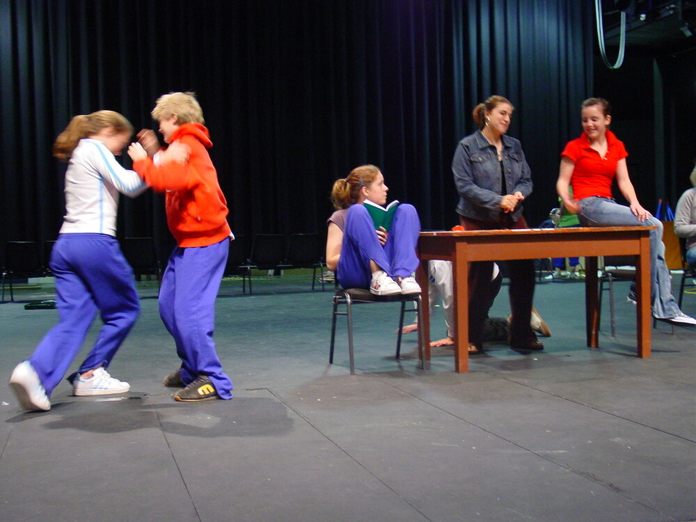 Scene from Middle School Musical 'Tin Pan Ali', 2003