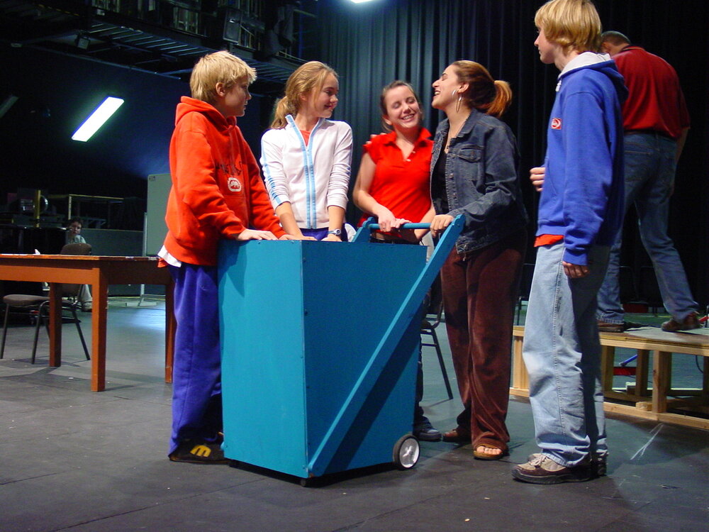 Scene from Middle School Musical 'Tin Pan Ali', 2003