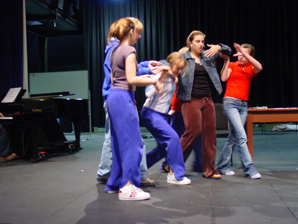 Scene from Middle School Musical 'Tin Pan Ali', 2003