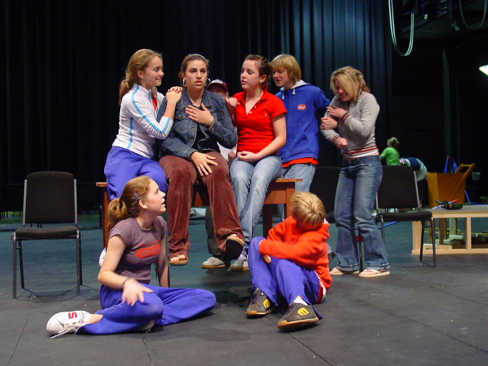 Scene from Middle School Musical 'Tin Pan Ali', 2003