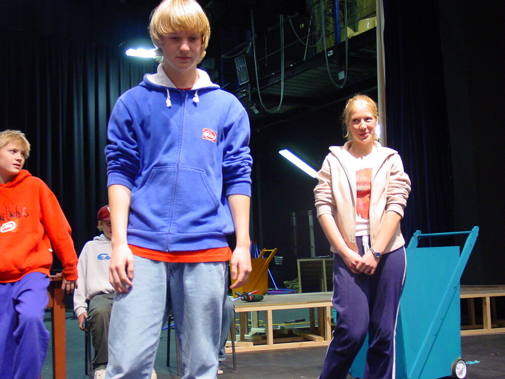 Scene from Middle School Musical 'Tin Pan Ali', 2003