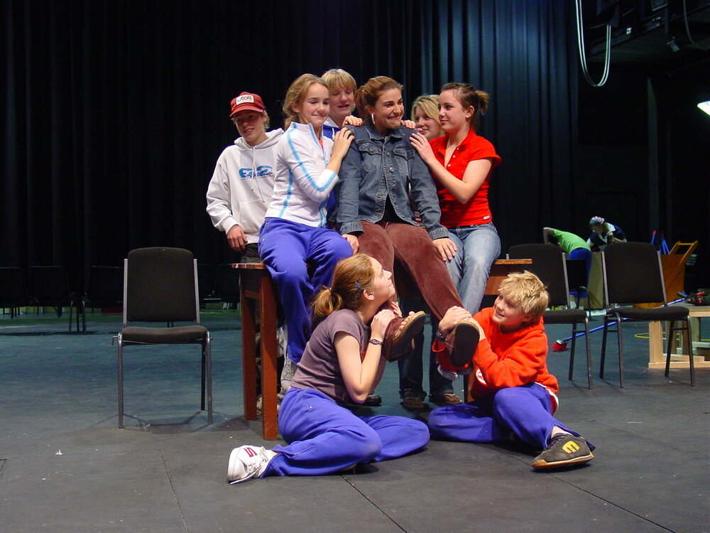 Scene from Middle School Musical 'Tin Pan Ali', 2003