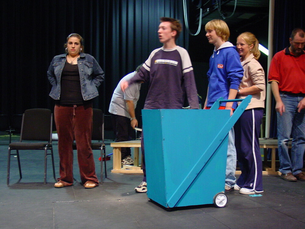 Scene from Middle School Musical 'Tin Pan Ali', 2003