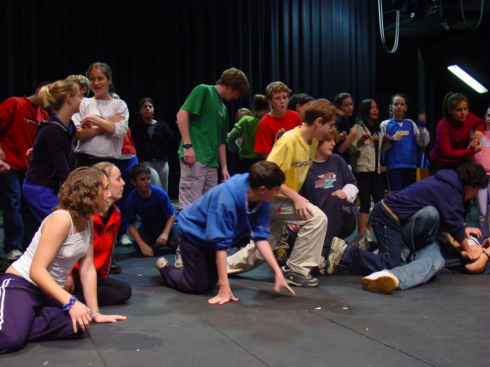Scene from Middle School Musical 'Tin Pan Ali', 2003