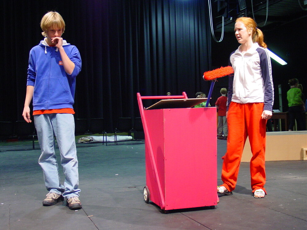 Scene from Middle School Musical 'Tin Pan Ali', 2003