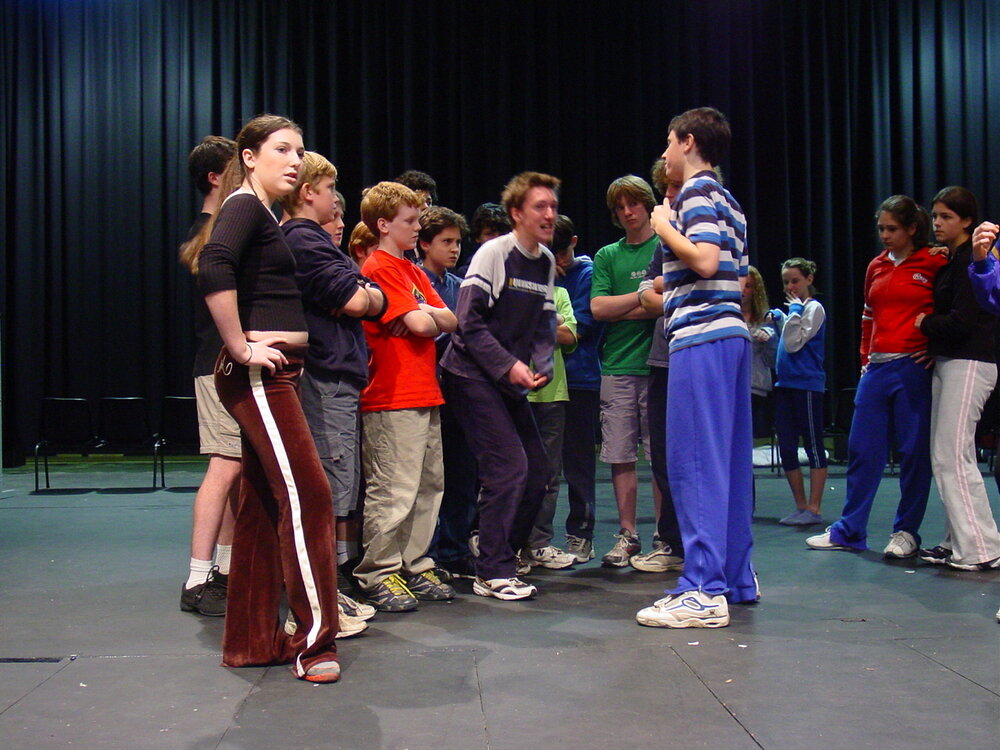 Scene from Middle School Musical 'Tin Pan Ali', 2003