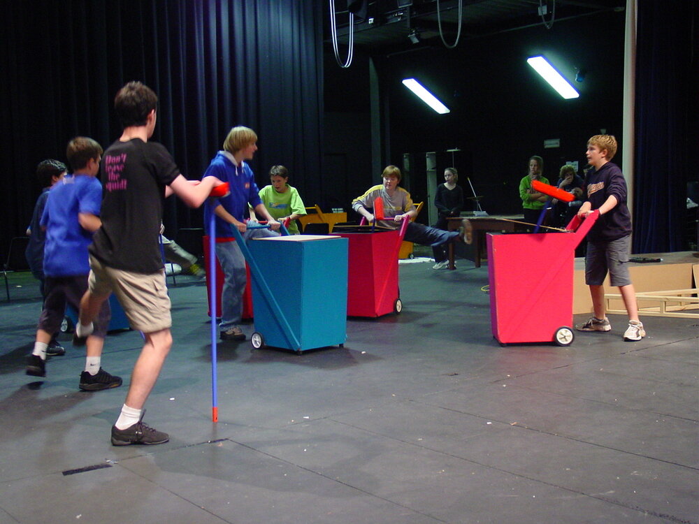 Scene from Middle School Musical 'Tin Pan Ali', 2003
