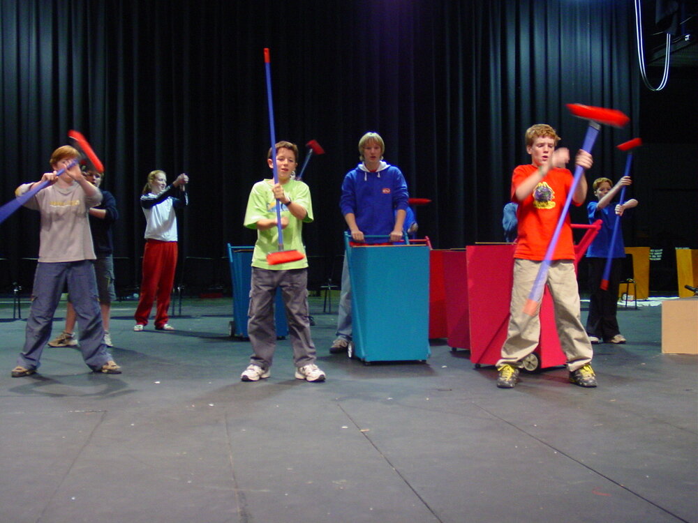 Scene from Middle School Musical 'Tin Pan Ali', 2003