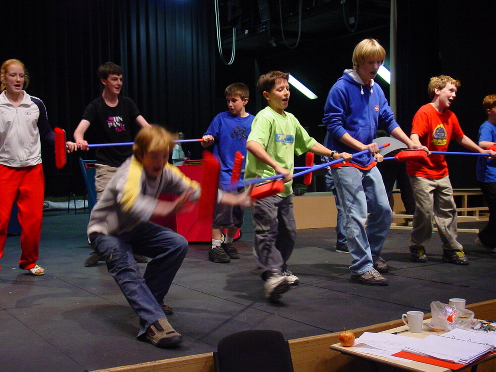 Scene from Middle School Musical 'Tin Pan Ali', 2003