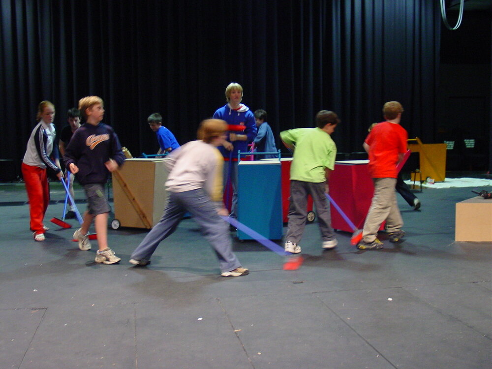Scene from Middle School Musical 'Tin Pan Ali', 2003