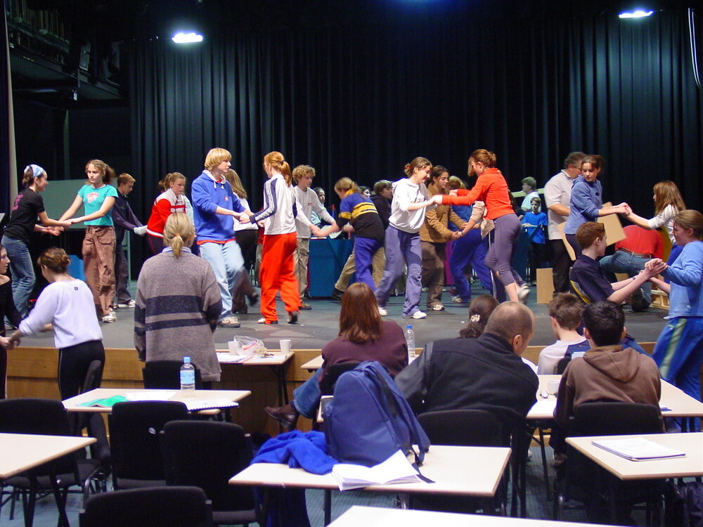 Scene from Middle School Musical 'Tin Pan Ali', 2003