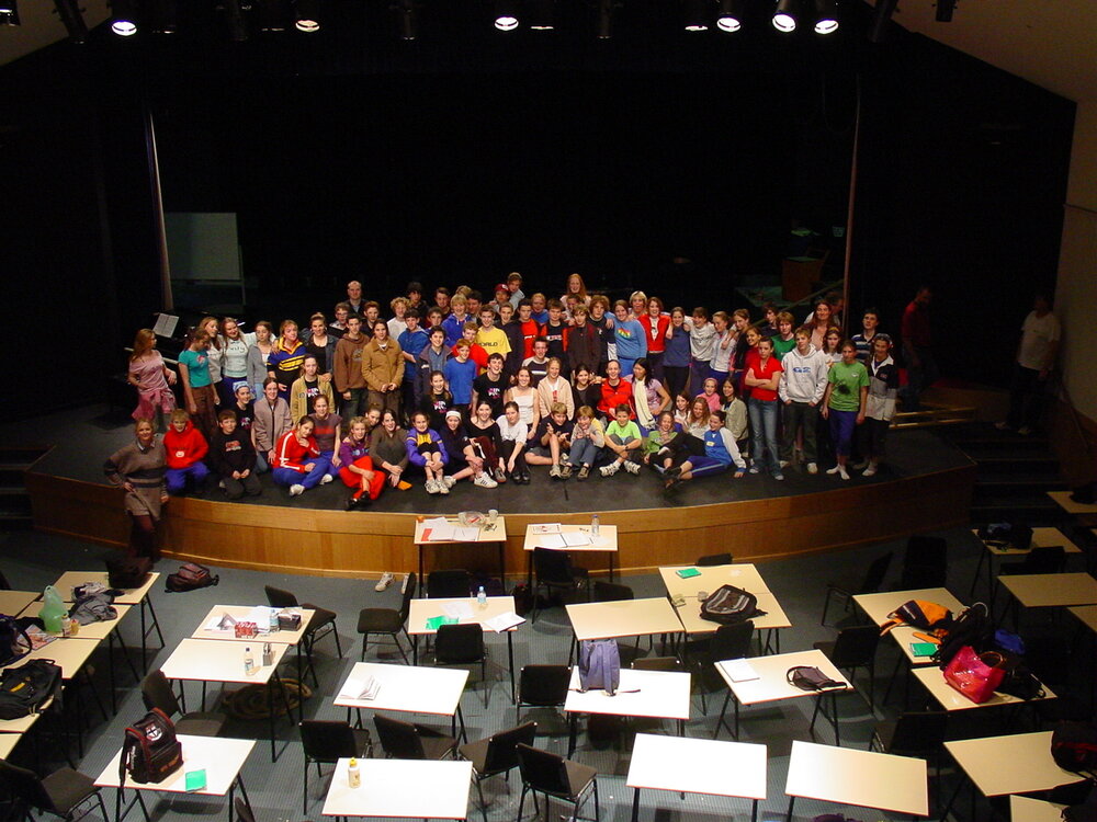 Scene from Middle School Musical 'Tin Pan Ali', 2003