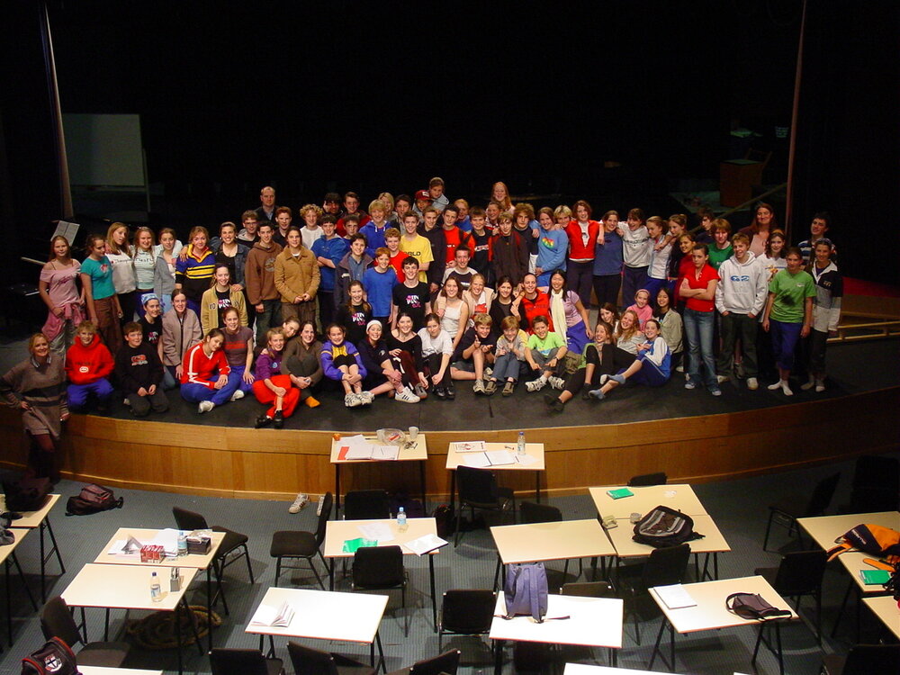 Scene from Middle School Musical 'Tin Pan Ali', 2003