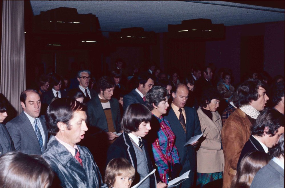 Chapel service, 1974