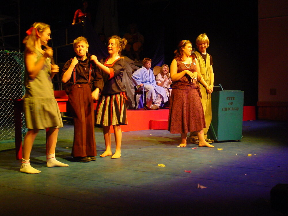 Scene from Middle School Musical 'Tin Pan Ali', 2003