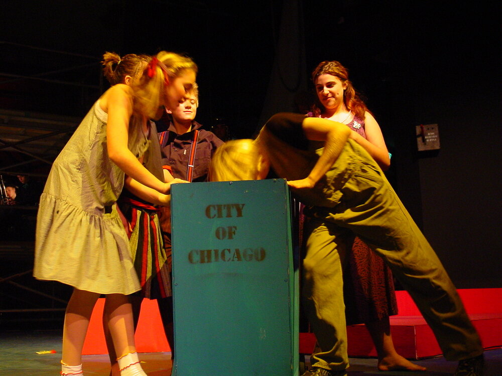 Scene from Middle School Musical 'Tin Pan Ali', 2003