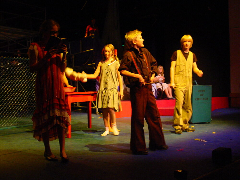 Scene from Middle School Musical 'Tin Pan Ali', 2003