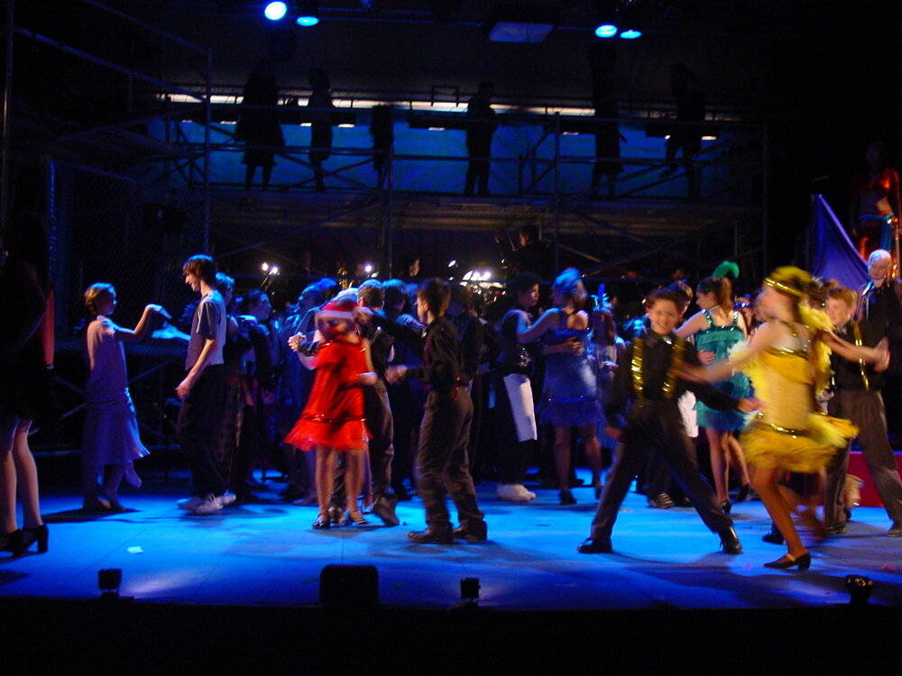 Scene from Middle School Musical 'Tin Pan Ali', 2003