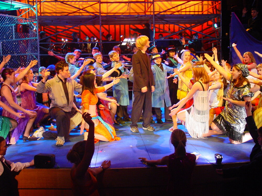 Scene from Middle School Musical 'Tin Pan Ali', 2003