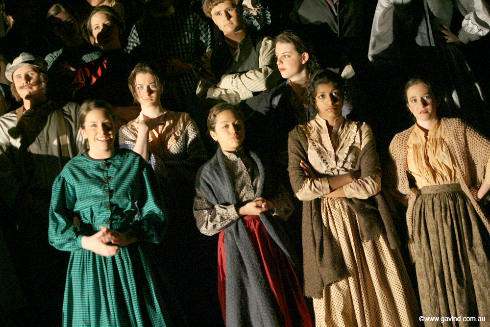 Scene from Senior School Play 'Sweeney Todd', 2007
