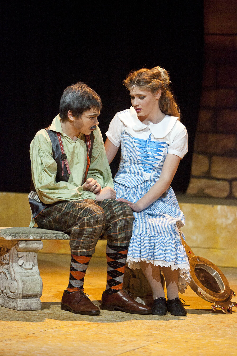 Scene from the Middle School Play 'Beauty and the Beast', 2012
