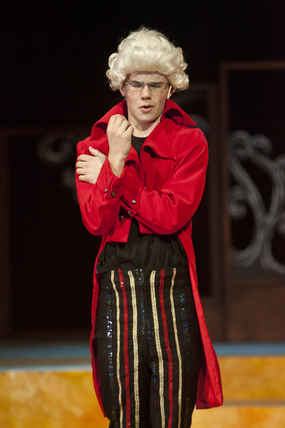 Scene from the Middle School Play 'Beauty and the Beast', 2012