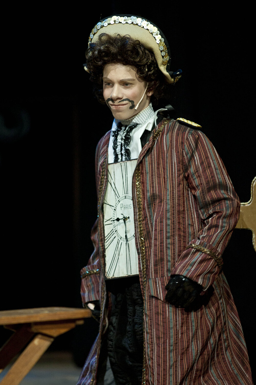 Scene from the Middle School Play 'Beauty and the Beast', 2012
