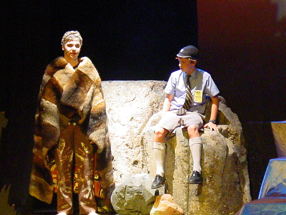 Scene from Year 8 play 'Balluck', 2002