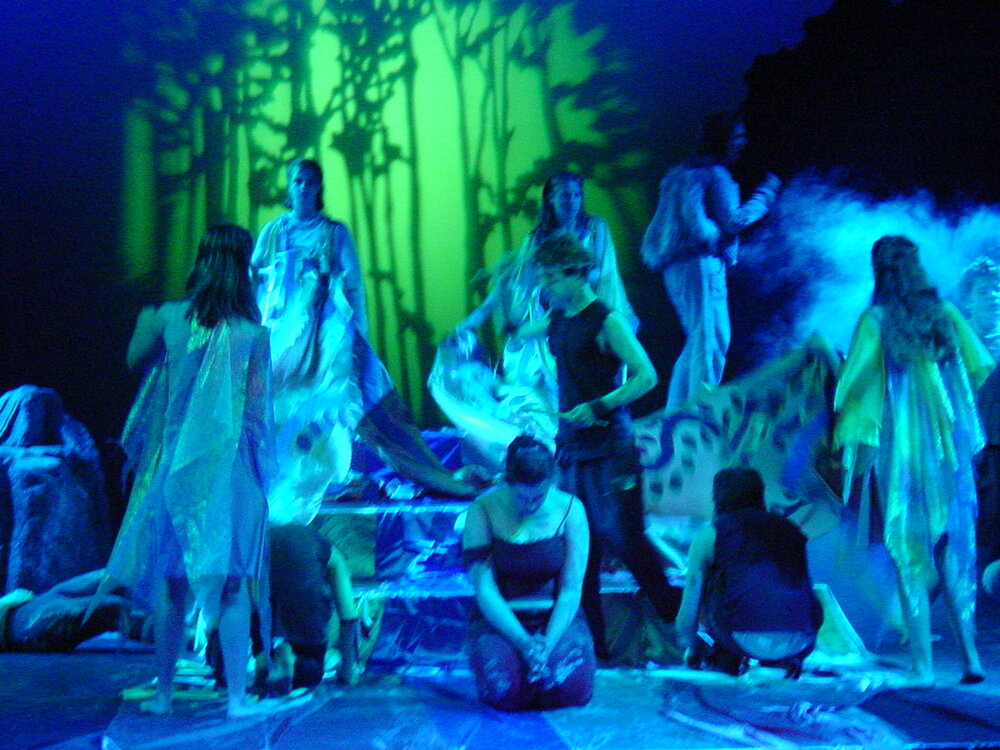 Scene from Year 8 play 'Balluck', 2002