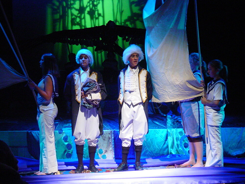 Scene from Year 8 play 'Balluck', 2002